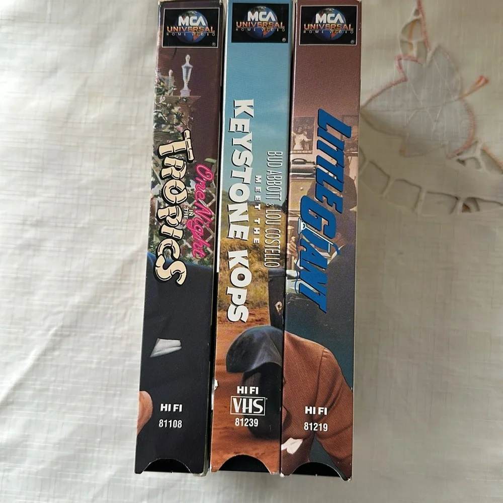 3 VHS collection